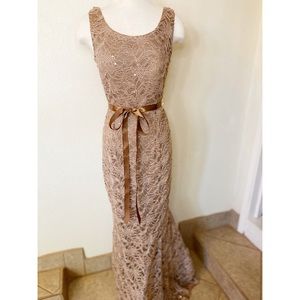 Formal lace gown